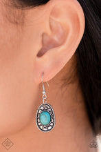 Load image into Gallery viewer, Paparazzi “Vintage Vault” Albuquerque Artisan” Blue Necklace Earring Set - Cindysblingboutique
