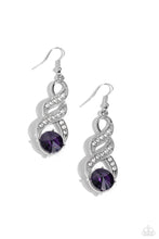 Load image into Gallery viewer, Paparazzi “High-Ranking Royalty“ Purple Dangle Earrings
