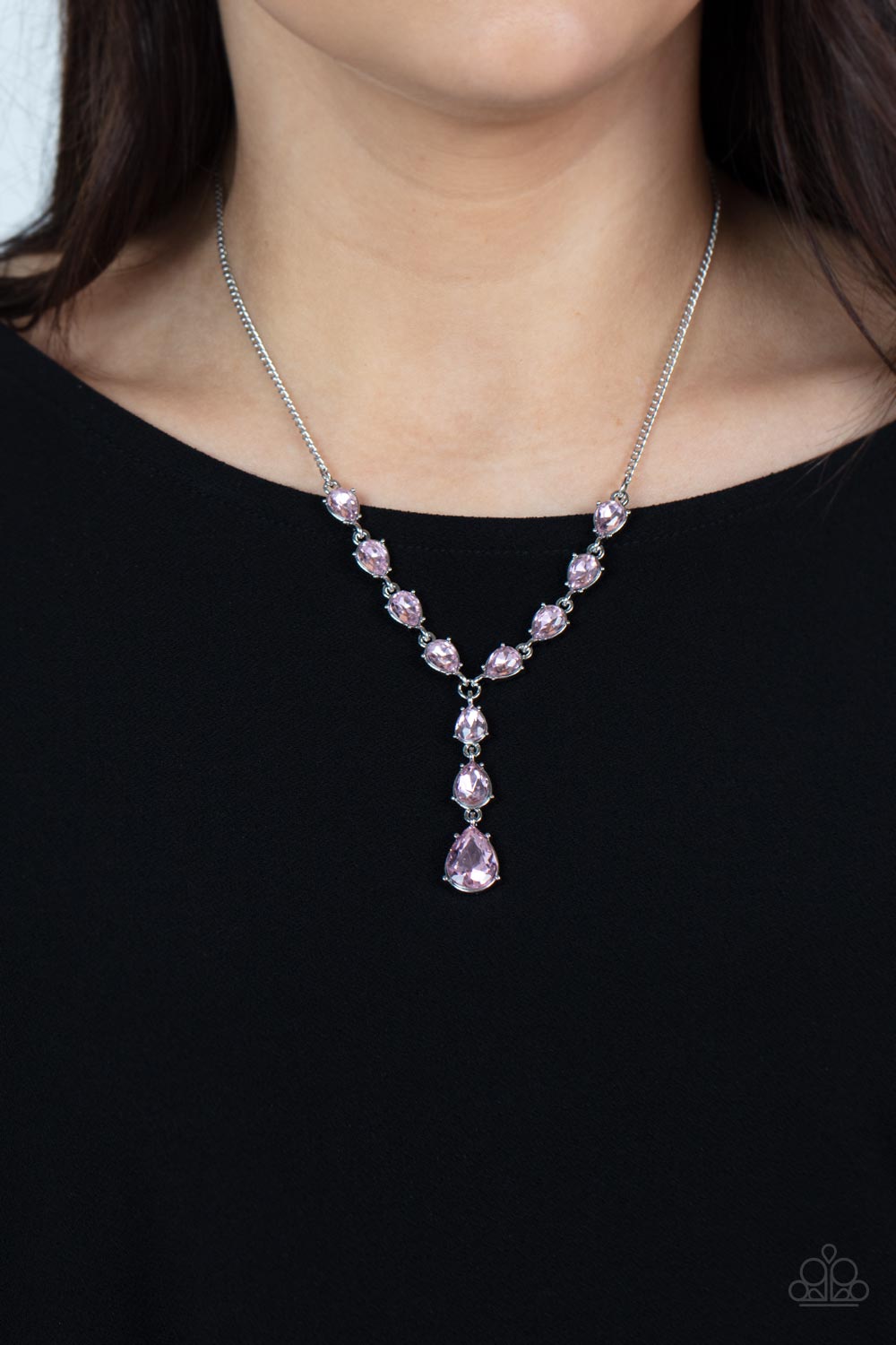 Paparazzi “Park Avenue A-Lister” Pink Necklace Earring Set - Cindysblingboutique