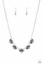 Load image into Gallery viewer, Paparazzi “Envious Elegance” Silver Necklace Earring Set
