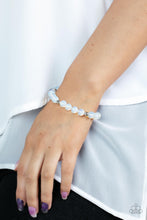 Load image into Gallery viewer, Paparazzi &quot;Forever and a DAYDREAM&quot; White Stretch Bracelet - Cindysblingboutique
