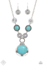 Load image into Gallery viewer, Paparazzi &quot;Saguaro Garden&quot; Blue Necklace Earring Set - Cindysblingboutique
