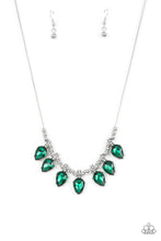 Load image into Gallery viewer, Paparazzi &quot;Crown Jewel Couture&quot; Green Necklace Earring Set - CindysBlingBoutique
