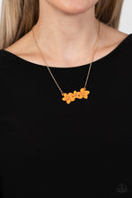 Load image into Gallery viewer, Paparazzi “Petunia Picnic” - Orange Necklace Earring Set
