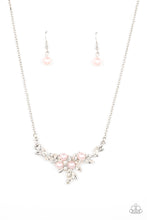 Load image into Gallery viewer, Paparazzi - “Because Im The Bride” Pink Necklace Earring Set - Cindysblingboutique
