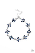 Load image into Gallery viewer, Paparazzi “Gala Garland”  Blue Adjustable Clasp Bracelet
