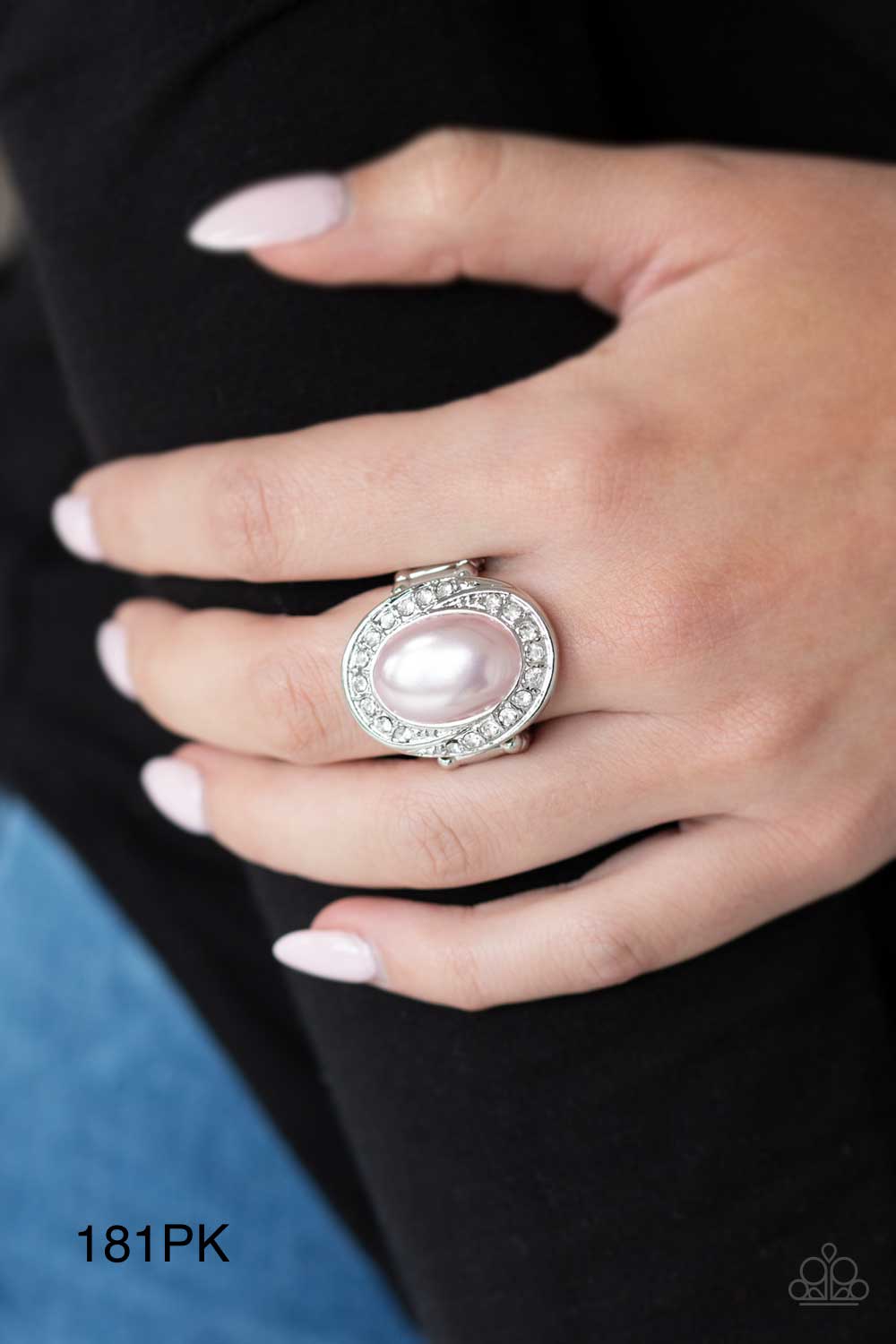 The ROYALE Treatment Pink Stretch Ring - Cindys Bling Boutique