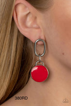 Load image into Gallery viewer, Paparazzi &quot;Drop a TINT&quot; Red Post Earrings
