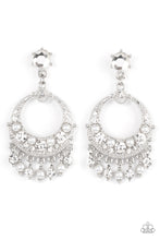 Load image into Gallery viewer, Paparazzi “Marrakesh Request” White Post Earrings
