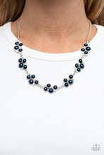Load image into Gallery viewer, Paparazzi “GRACE to the Top” Blue Necklace Earring Set - Cindysblingboutique
