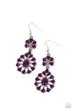 Load image into Gallery viewer, Paparazzi “Posh Palooza” Purple - Dangle Earrings
