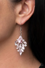 Load image into Gallery viewer, Paparazzi “Stellar-escent Elegance” Pink Dangled Earrings
