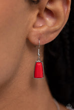 Load image into Gallery viewer, Paparazzi “Luscious Luxe” Red Necklace Earring Set
