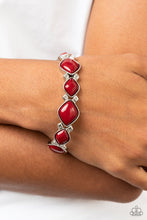 Load image into Gallery viewer, Paparazzi “Boldly BEAD-azzled” Red Stretch Bracelet
