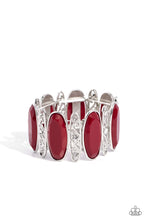 Load image into Gallery viewer, Paparazzi “Saturated Sparkle” Red Stretch Bracelet
