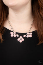 Load image into Gallery viewer, Paparazzi “SELFIE-Worth” Pink Necklace Earring Set
