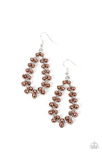 Load image into Gallery viewer, Paparazzi “Absolutely Ageless” Brown Dangle Earrings - Cindysblingboutique
