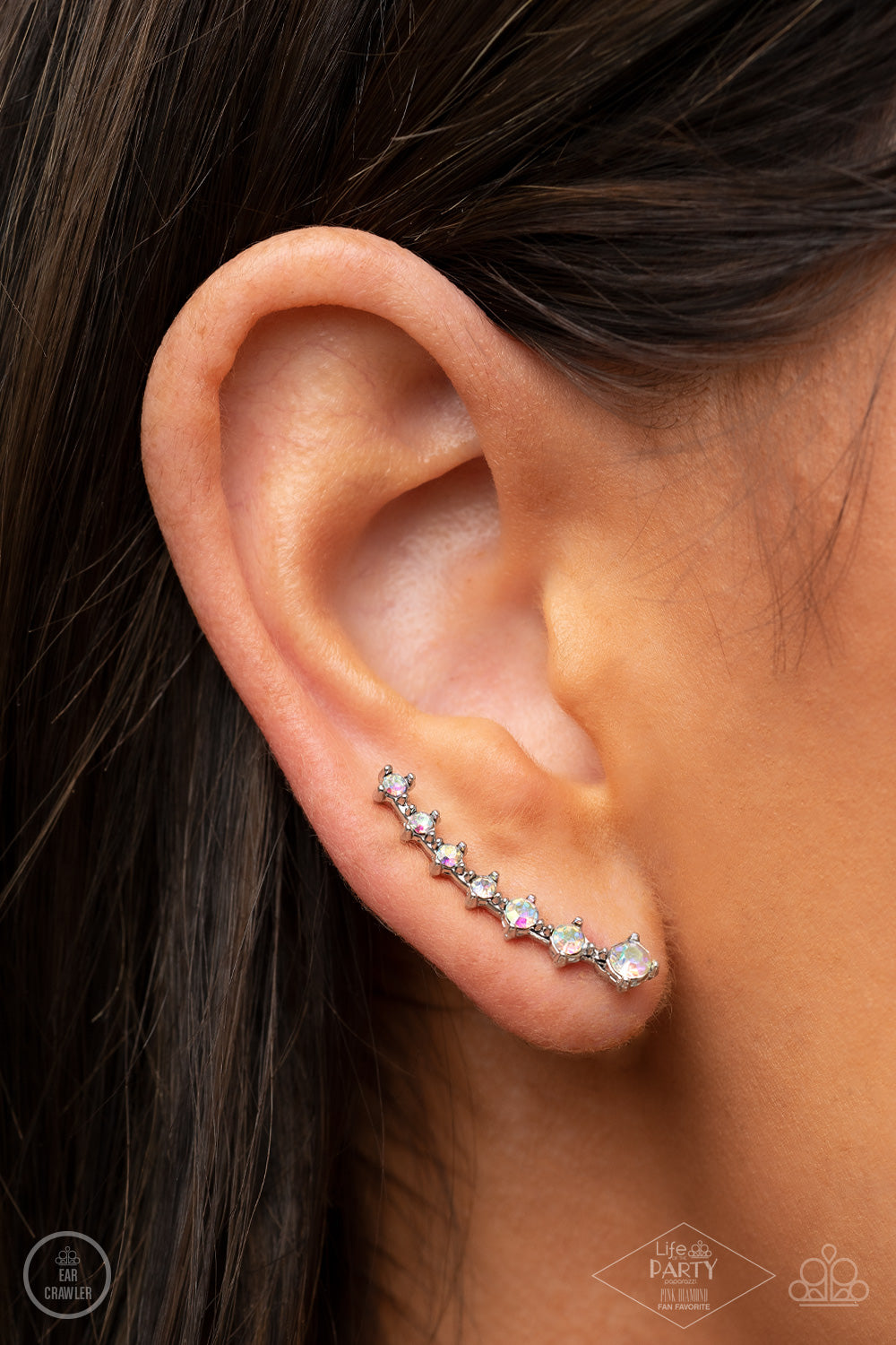 Paparazzi - Pink Diamond Exclusive “New Age Nebula” Multi Earrings