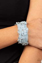 Load image into Gallery viewer, Paparazzi “What Do You Pro-POSIES” - Blue Bracelet
