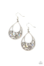 Load image into Gallery viewer, Paparazzi “Regal Recreation” White Dangle Earrings - Cindysblingboitique
