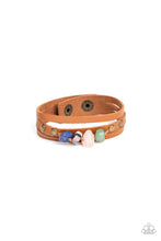 Load image into Gallery viewer, Paparazzi “Creek Cache” Brass Leather Bracelet - Cindysblingboutique
