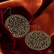 Load image into Gallery viewer, Paparazzi “The Whole Nine VINEYARDS” Brass - Dangle Earrings
