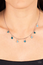 Load image into Gallery viewer, Paparazzi “Carefree Charmer” - Blue Necklace Earrings Set
