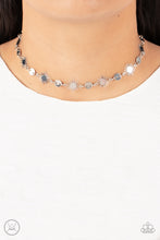 Load image into Gallery viewer, Paparazzi &quot;Astro Goddess&quot; Silver Choker Necklace Earring Set
