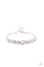 Load image into Gallery viewer, Paparazzi “Lusty Luster” Pink Clasp Bracelet - Cindysblingboutique
