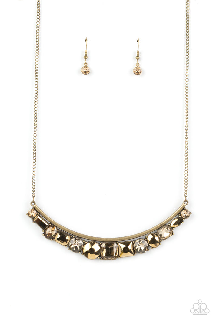 Paparazzi “The Only SMOKE-SHOW in Town“ Brass Necklace