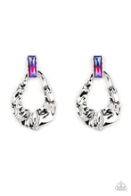 Load image into Gallery viewer, Paparazzi “Metro Meltdown” Pink Post Earrings
