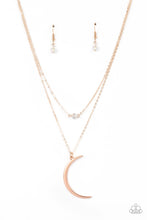 Load image into Gallery viewer, Paparazzi - “Modern Moonbeam” Gold - Necklace Earring Set
