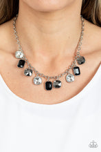 Load image into Gallery viewer, Paparazzi “Best Decision Ever” Silver Necklace Earring Set

