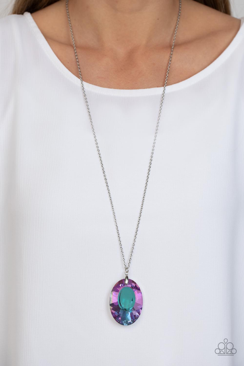 Paparazzi “Celestial Essence” Purple Necklace Earring Set