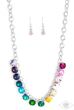 Load image into Gallery viewer, Paparazzi Black Diamond Exclusive “Rainbow Resplendence” Multi Necklace Earring Set
