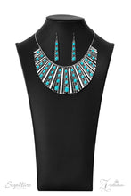 Load image into Gallery viewer, The Ebony Blue ZiCollection Necklace
