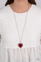 Load image into Gallery viewer, Paparazzi “Prismatically Twitterpated” Red Heart Necklace - Cindysblingboutique
