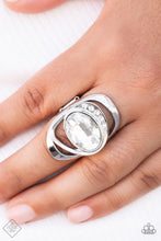 Load image into Gallery viewer, Paparazzi &quot;Mountain View Meadow&quot; White Stretch Ring
