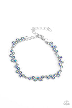 Load image into Gallery viewer, Paparazzi “Flatter Yourself” Blue Clasp Bracelet
