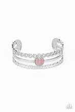 Load image into Gallery viewer, Paparazzi “You Win My Heart” Pink Cuff Bracelet
