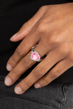 Load image into Gallery viewer, Paparazzi “Committed to Cupid” Pink Stretch Ring - Cindysblingboutique
