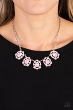 Load image into Gallery viewer, Paparazzi “Pearly Pond” Pink Necklace Earring Set
