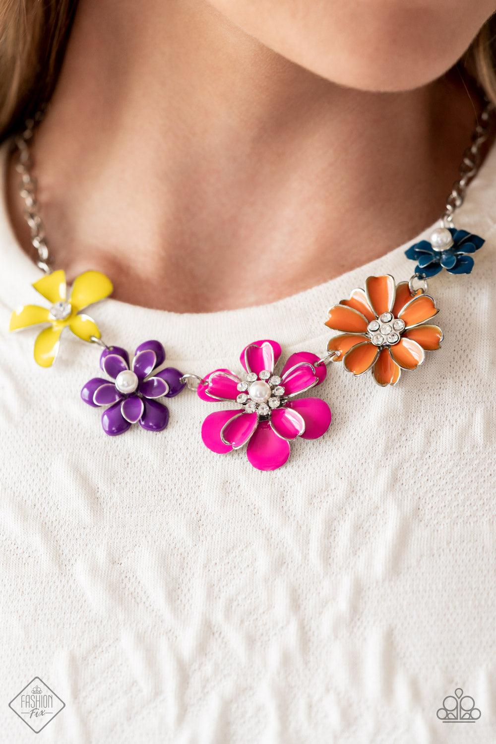 Paparazzi “Floral Reverie” Multi Necklace Earring Set - Cindysblingboutique
