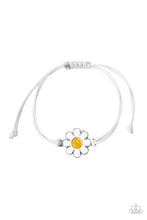 Load image into Gallery viewer, Paparazzi “DAISY Little Thing” White Adjustable Bracelet -Cindysblingboutique
