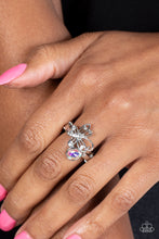 Load image into Gallery viewer, Paparazzi “Flawless Flutter” Multi Stretch Ring - Cindysblingboutique
