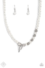Load image into Gallery viewer, Paparazzi &quot;Classy Cadenza&quot; White Necklace Earring Set
