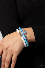 Load image into Gallery viewer, Paparazzi “EYE Have A Dream” Blue Bracelet Set
