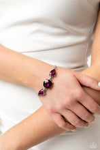 Load image into Gallery viewer, Paparazzi “Twinkling Trio” Pink Bracelet - Cindysblingboutique
