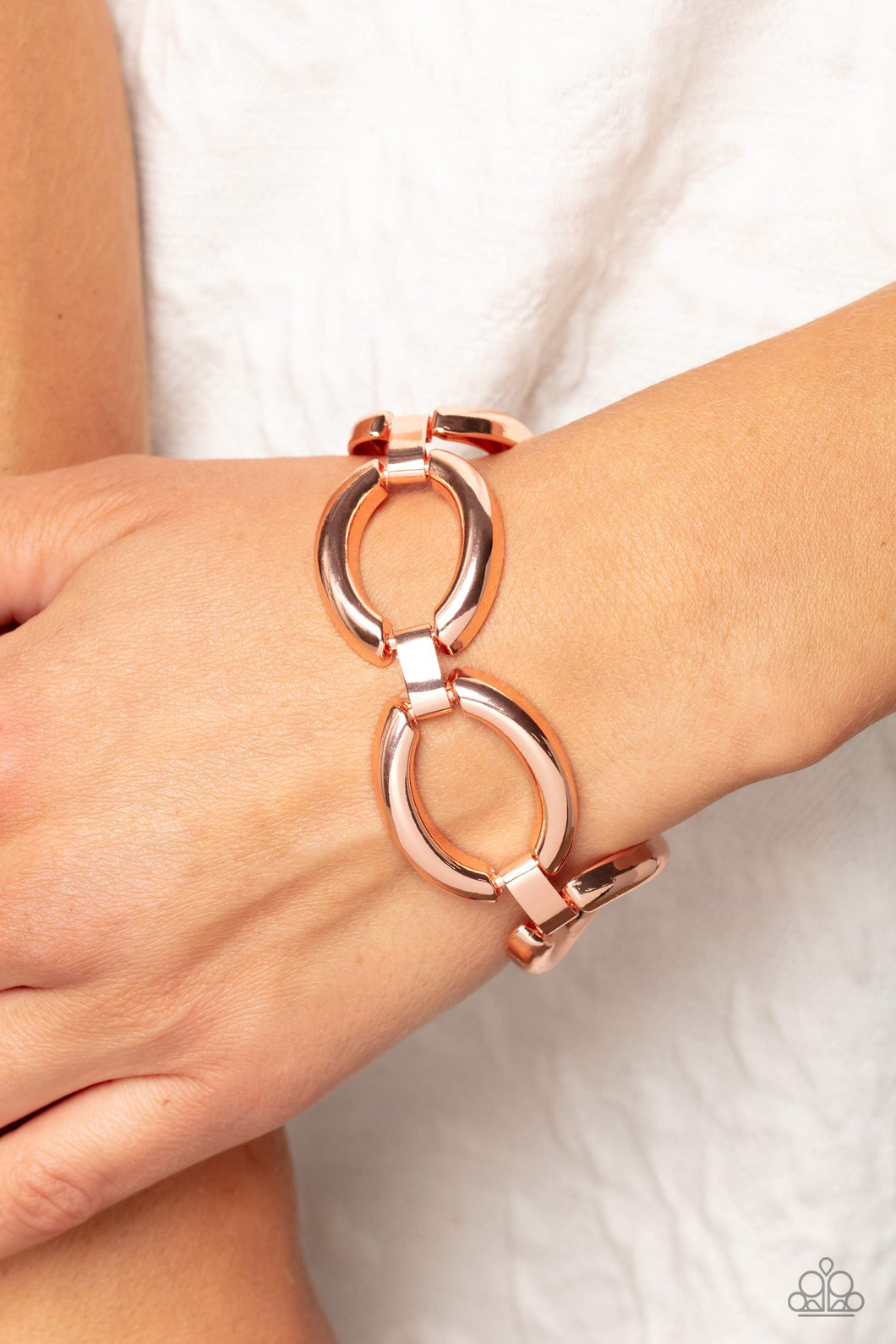 Paparazzi “Constructed Chic” Copper Clasp Bracelet