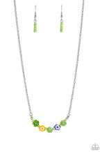 Load image into Gallery viewer, Paparazzi “BOUQUET We Go” Green Necklace Earring Set - Cindysblingboutique
